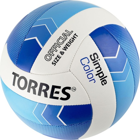 Купить Мяч волейбольный Torres Simple Color любительский р.5 в Бакале 